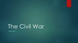 The Civil War  Chapter 1