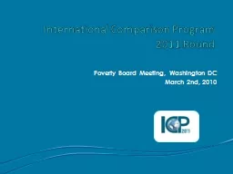 International Comparison Program