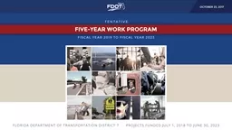 The FDOT Work Program is