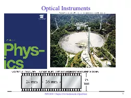 PHY2054: Chapter 26A Instruments (OpenStax)