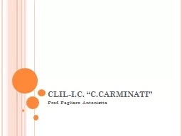 CLIL-I.C.  “ C.CARMINATI
