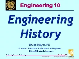 Bruce Mayer, PE Licensed Electrical & Mechanical Engineer