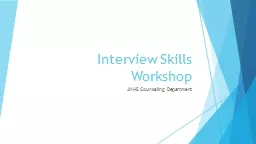Interview Skills Workshop