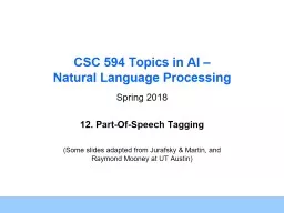CSC 594 Topics in AI –