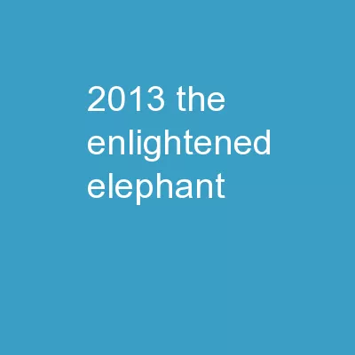 © 2013 The Enlightened Elephant