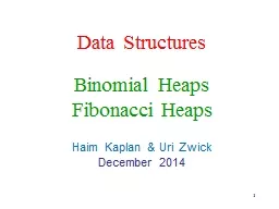Data Structures Haim Kaplan & Uri Zwick