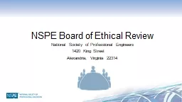 NSPE Board of Ethical Review