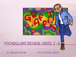 Vocabulary Review: Units 7 - 9