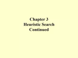 Chapter 3 Heuristic Search