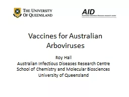 Vaccines for Australian