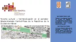 Turismo cultural y territorialización en el corredor Zócalo-Alameda Central-Plaza de