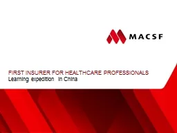 FIRST  INSURER FOR  HEALTHCARE PROFESSIONALS