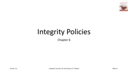 Integrity Policies Chapter 6