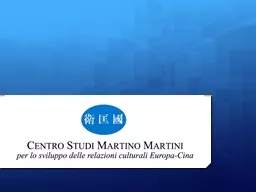 Il Centro Studi Martino Martini