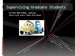 Supervising Graduate Students