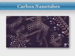 Carbon Nanotubes CARBON NANOTUBES