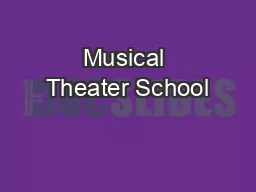 Musical Theater School