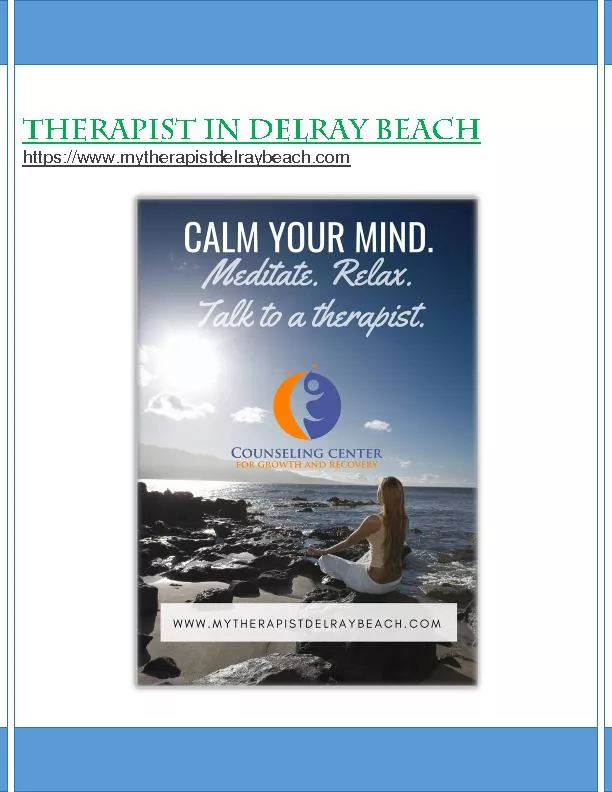  Therapist in Delray Beach
