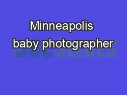 Minneapolis baby photographer