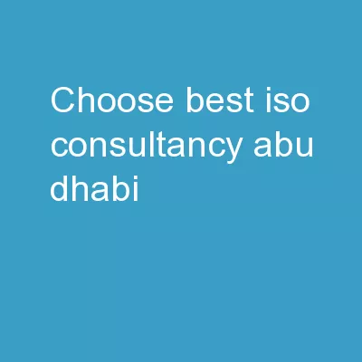 PDF-Choose best ISO Consultancy ABU DHABI 