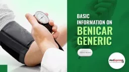 Basic Information On Generic Benicar