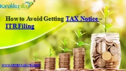 PPT-Income Tax Filing Agents in Chennai | Kanakkupillai