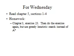 For  Wednesday Read chapter