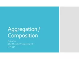Aggregation / Composition
