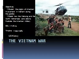 The Vietnam War US History