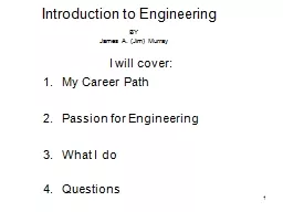 Introduction to  Engineering