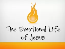 The Emotional Life o f Jesus