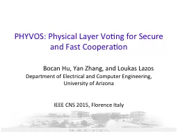 PHYVOS: Physical Layer Voting for Secure and Fast Cooperation