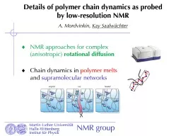 Details of polymer chain