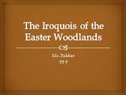 The Iroquois of the Easter Woodlands