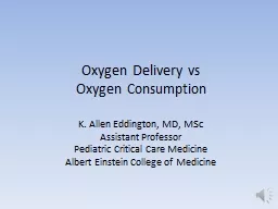 Oxygen Delivery  vs   Oxygen