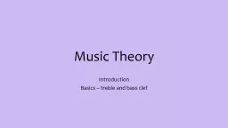 Music Theory Introduction