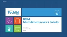 BISM: Multidimensional vs. Tabular