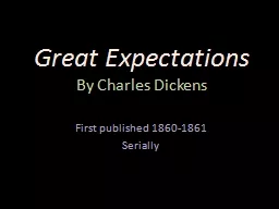 Great Expectations By Charles Dickens