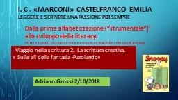 I. C . «Marconi» Castelfranco Emilia