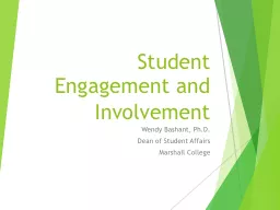 Student Engagement and Involvement