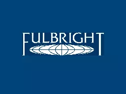 Fulbright Scholar Program Opportunities