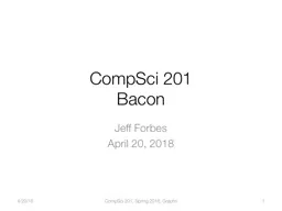 CompSci 201 Bacon Jeff Forbes
