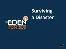 Surviving a Disaster NDSU