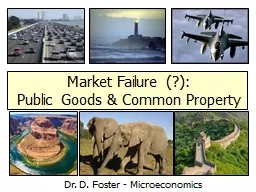 Dr. D. Foster - Microeconomics