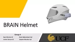 BRAIN Helmet 		 Group 4 Ryan Mortera EE                   Nada Algharabawi CpE