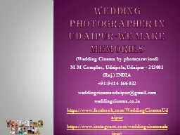 Wedding Photographer in Udaipur-We Make memories