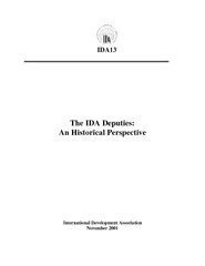 IDA The IDA Deputies An Historical Perspective Interna