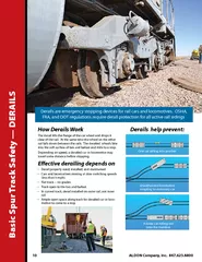 Basic Spur Track Safety  DERAILS ALDON Company Inc