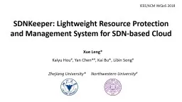 SDNKeeper: Lightweight Resource Protection and Management System for SDN-based Cloud