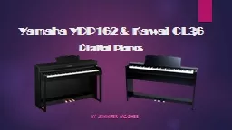Yamaha  YDP162   &  Kawai CL36 Digital Pianos By Jennifer McGhee